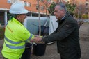 El alcalde destaca en el Parque de la Rosaleda los avances en la mayor campaña de plantación de árboles de los últimos seis años