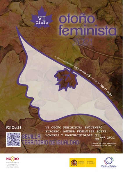CARTEL OTOÑO FEMINISTA 2021 CON ENCUENTRO HOMBRES