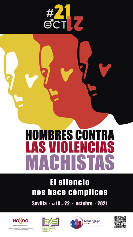 CARTEL HOMBRES CONTRA VIOLENCIAS MACHISTAS 2021