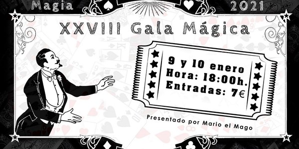 El Teatro Alameda inicia el año con una nueva edición de la Gala Mágica, programada los  días 9 y 10 de enero