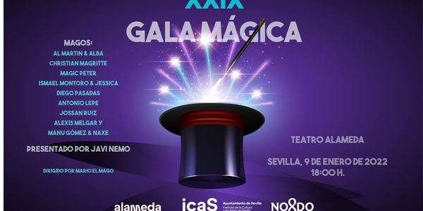 El Teatro Alameda comienza el año con la 29 edición de la Gala Mágica
