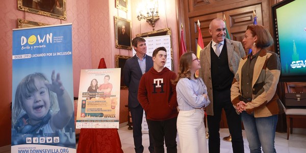 El alcalde anima a la ciudadanía a participar en la carrera solidaria ‘Corriendown’ a favor de la Asociación Provincial Síndrome de Down de Sevilla el 26 de marzo en el Parque del Alamillo