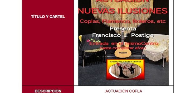 Actuación de Copla -Nuevas Ilusiones-