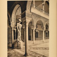 21.Sevilla.- Casa de Pilatos – Patio – Detalle. ©ICAS-SAHP, Biblioteca