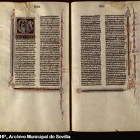 Biblia de Pedro de Pamplona, vol. 1 1230 / 1250 Institución Colombina. Biblioteca Capitular, ms. 56-5-1