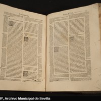Alfonso X. Las Siete Partidas.  Salamanca: Andrea de Portonaris, 1555. Biblioteca de la Universidad de Sevilla, A FD/086-865.